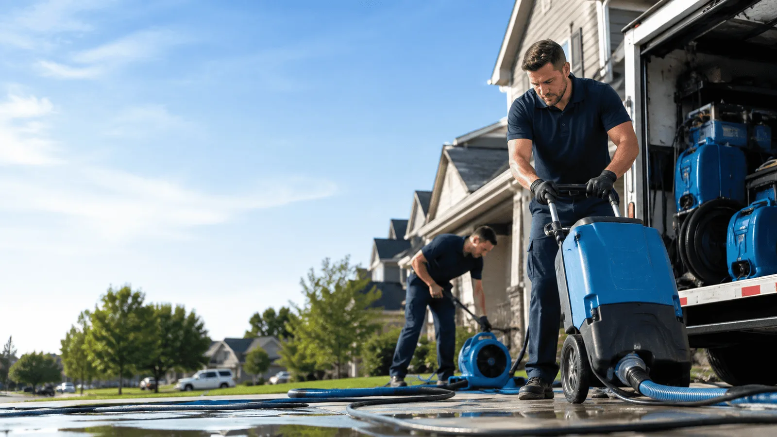 Dehumidification being performed in Franklin Furnace, OH